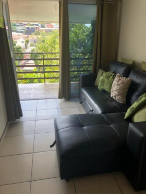 Habitación con terraza y sala
